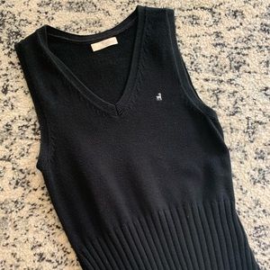 Black sweater vest
